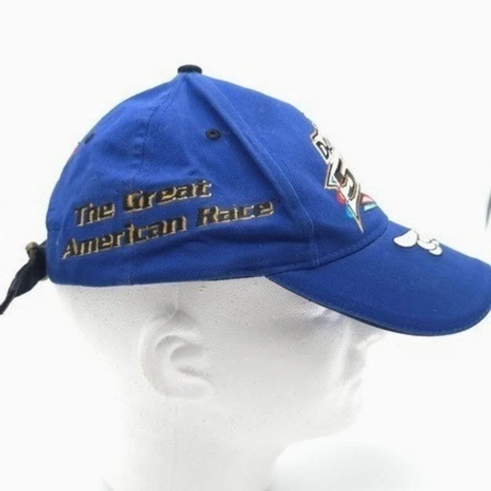 Vintage Disney Daytona 500 NASCAR 2004 Youth Baseball Cap Blue Mickey Mouse